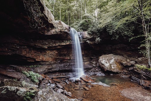 The Cucumber Falls at Ohiopyle State Park, USA